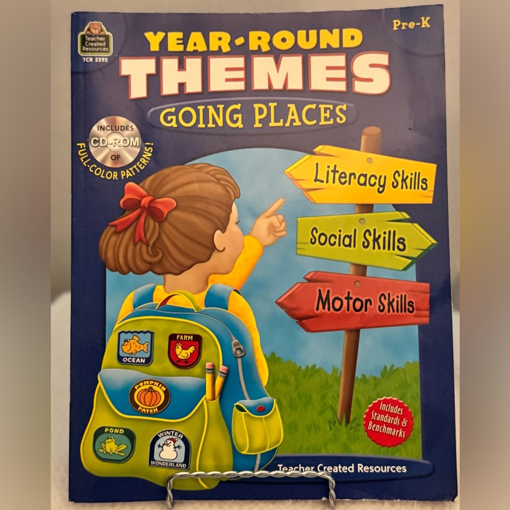 Teacher Created THEMES Going Places Educational Book (CD included)